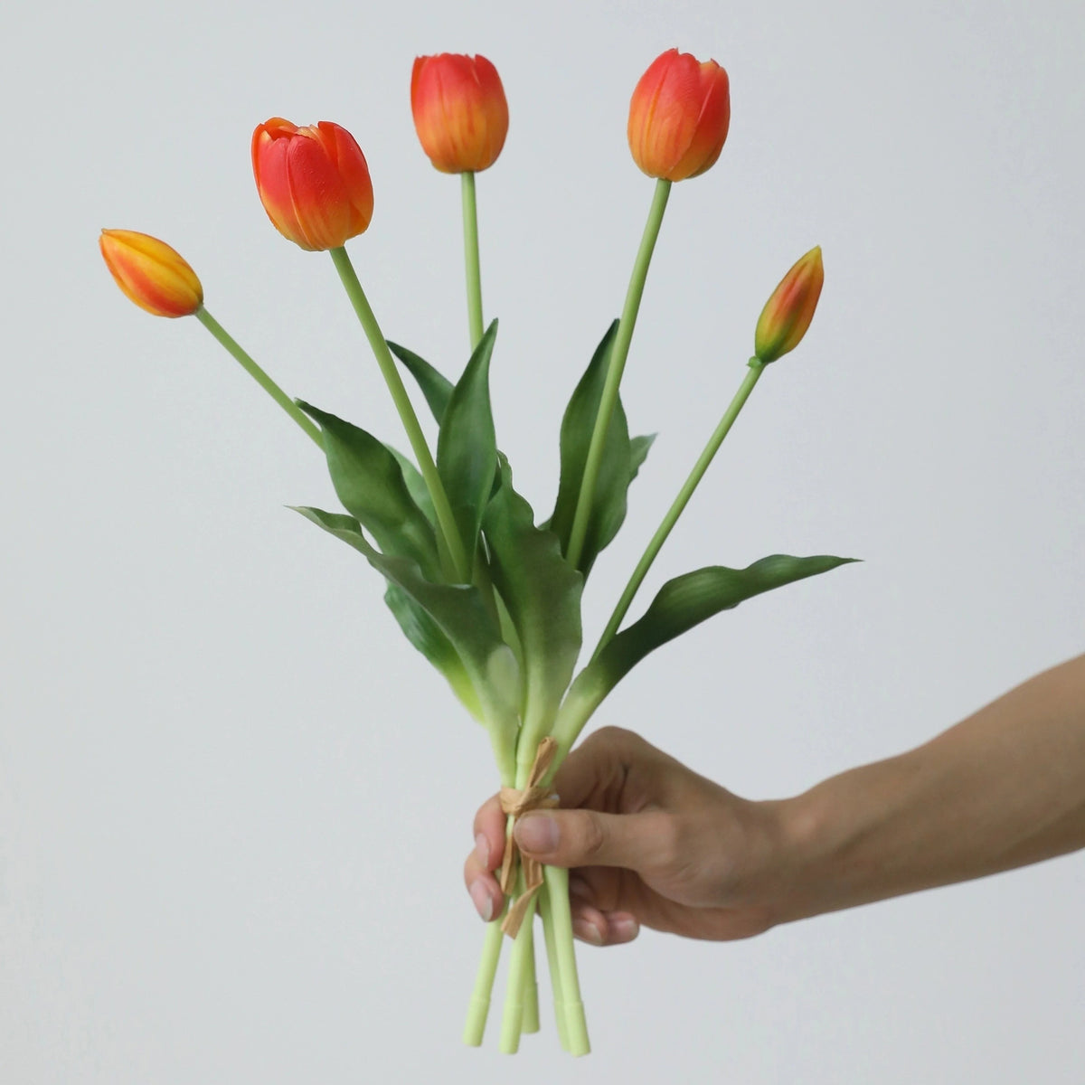 Artificial Tulips Lifelike UV-Resistant Set of 15