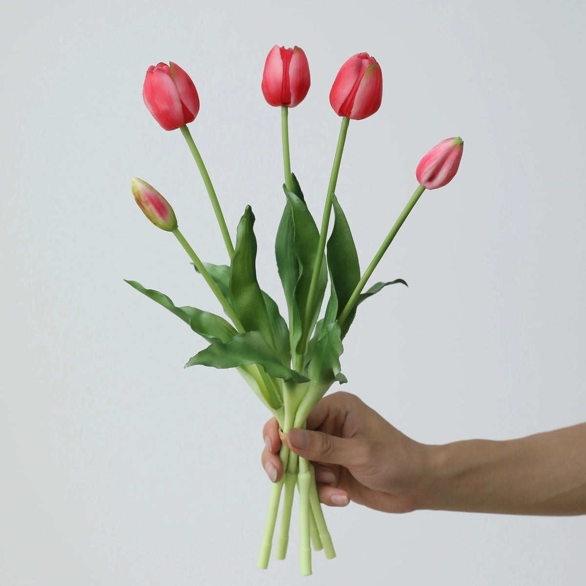 Artificial Tulips Lifelike UV-Resistant Set of 15
