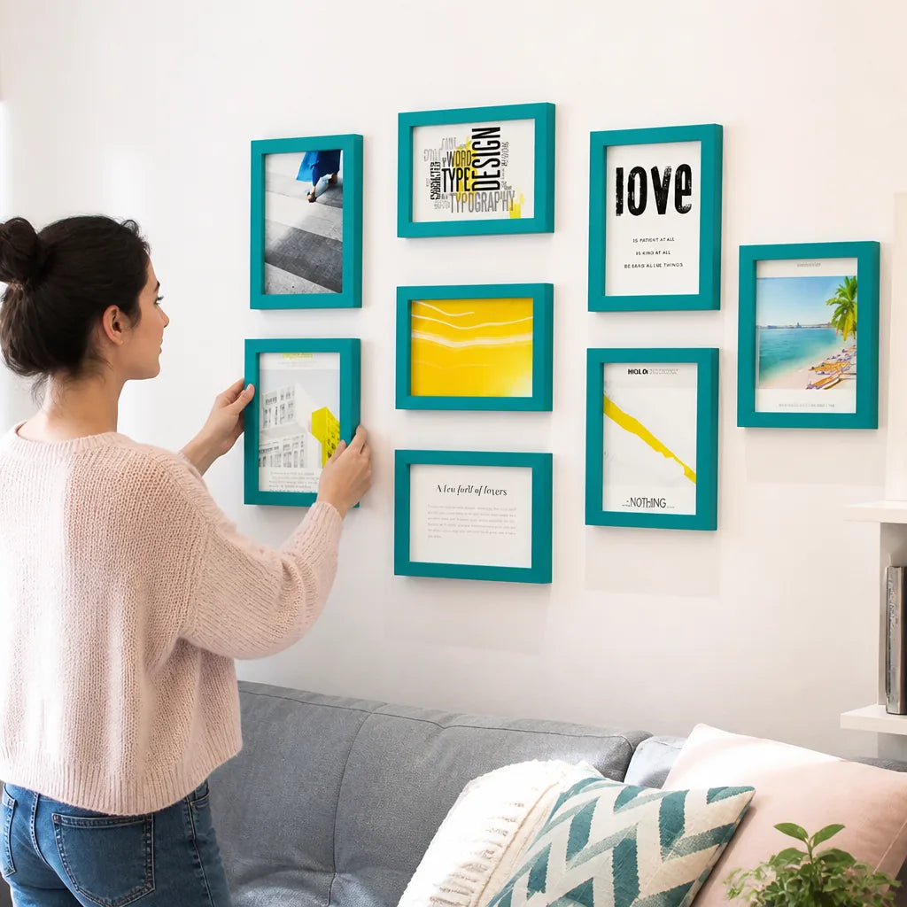Artistic Gallery Style Photo Frame (Wall-Mount & Tabletop)