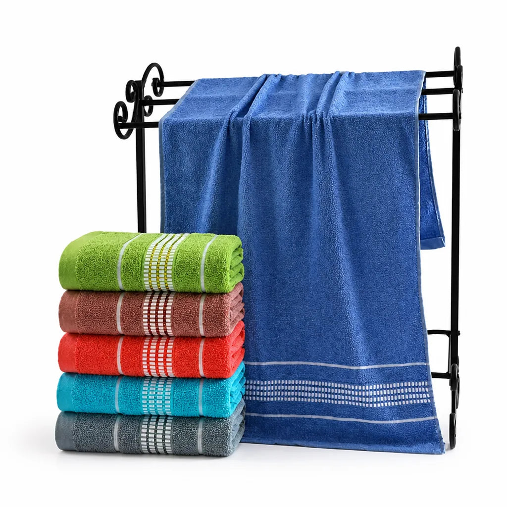 Bath Towel 100% Cotton Soft & Absorbent Machine Washable
