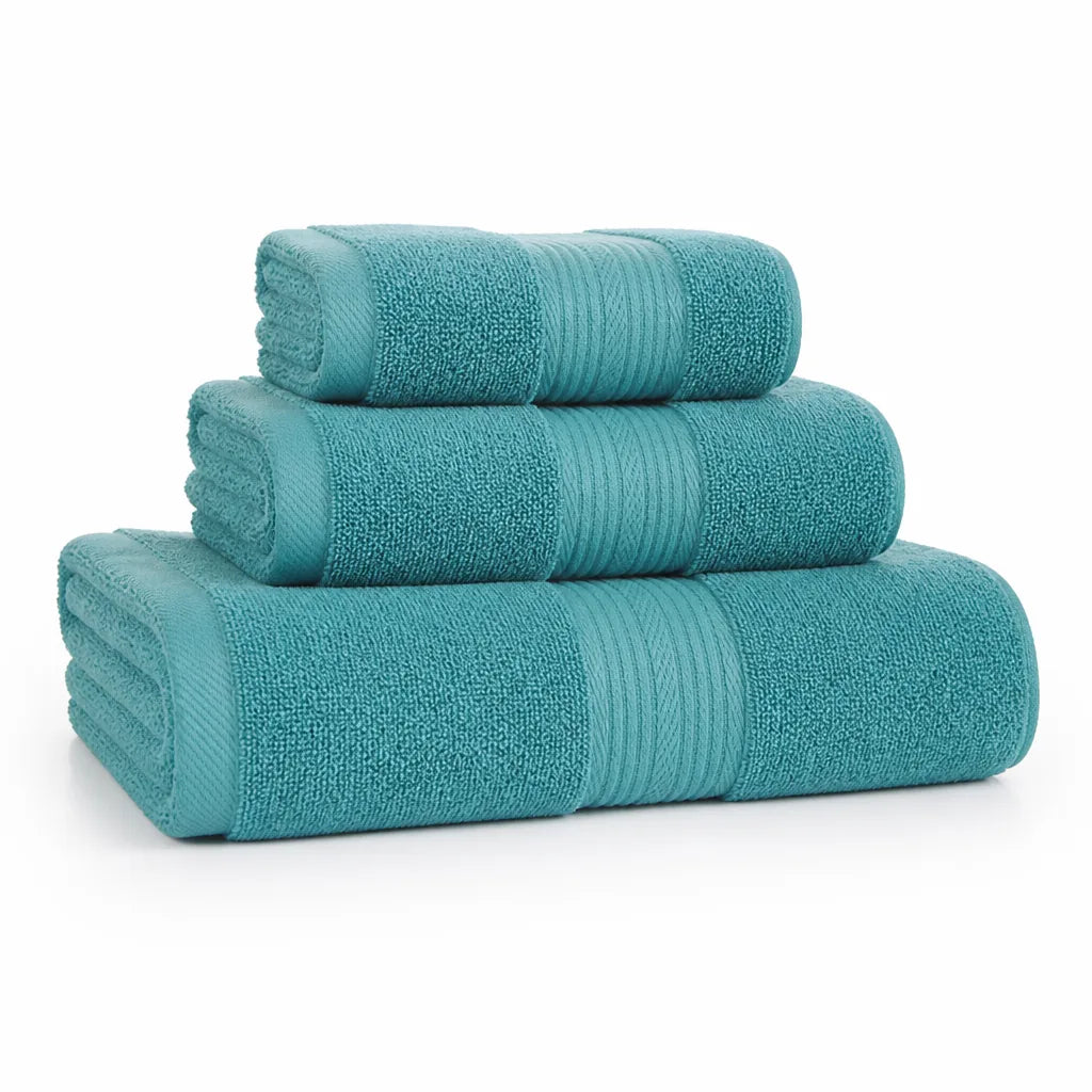 Bath Towel Plush Terry High Absorbency 100% Cotton