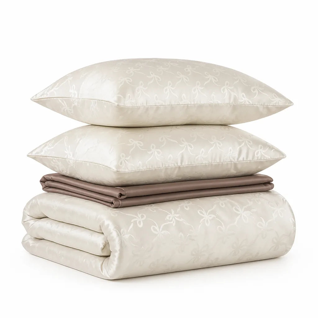 Bedding Set Lyocell Cooling Jacquard 4 Piece