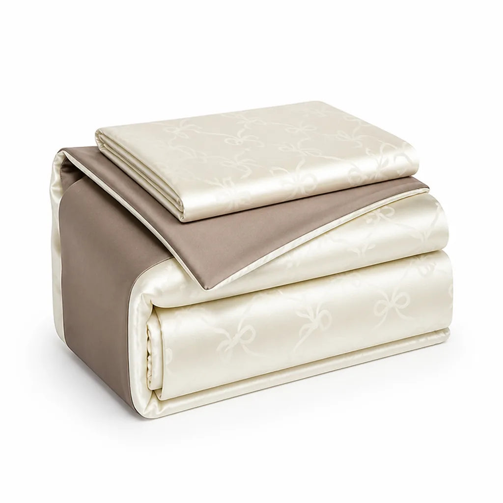 Bedding Set Lyocell Cooling Jacquard 4 Piece
