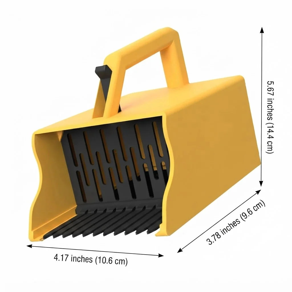 Berry Picker Comb-Style Rake with Collection Box Lightweight PLA