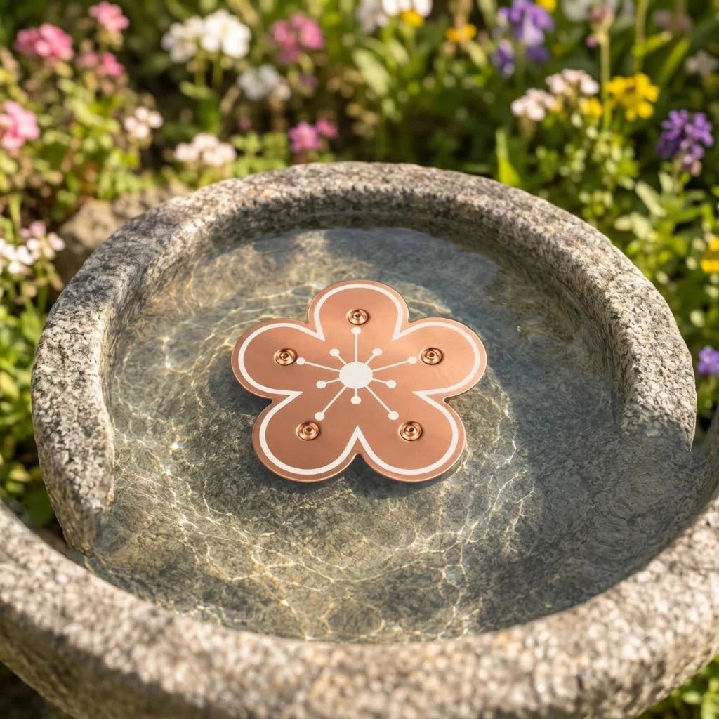 Bird Bath Algae Control Disc Copper Alloy Floating