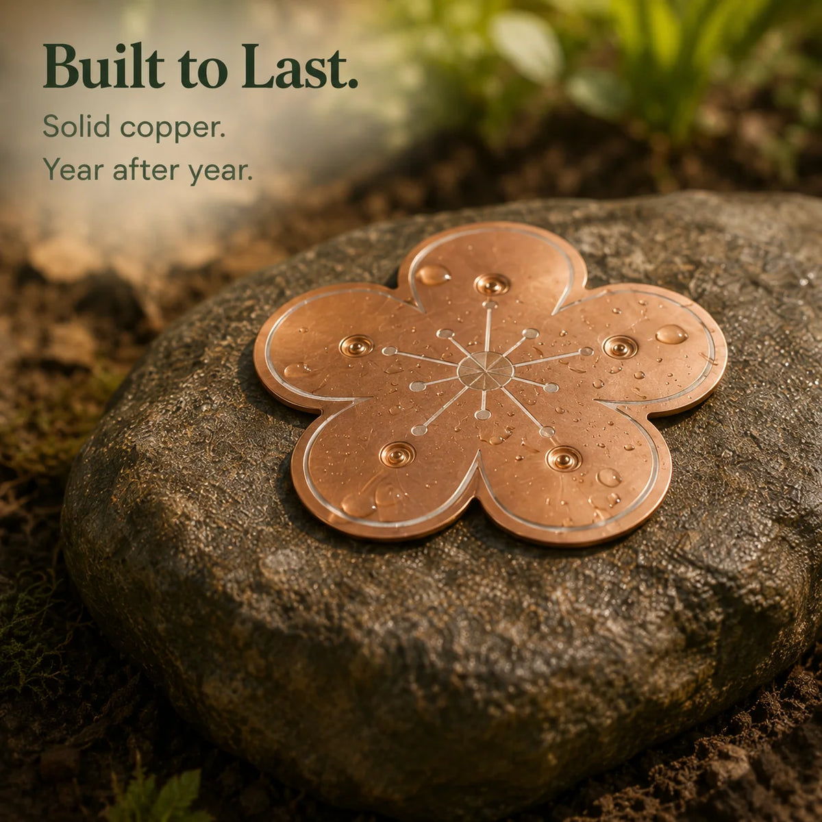 Bird Bath Algae Control Disc Copper Alloy Floating