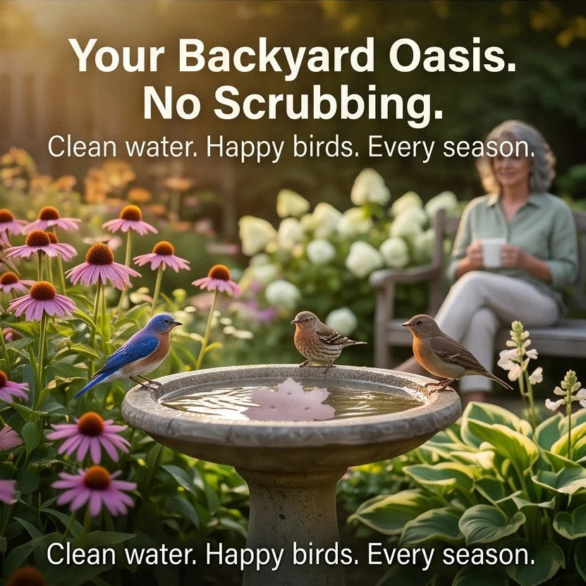 Bird Bath Purifier 99.9% Pure Copper Algae Control