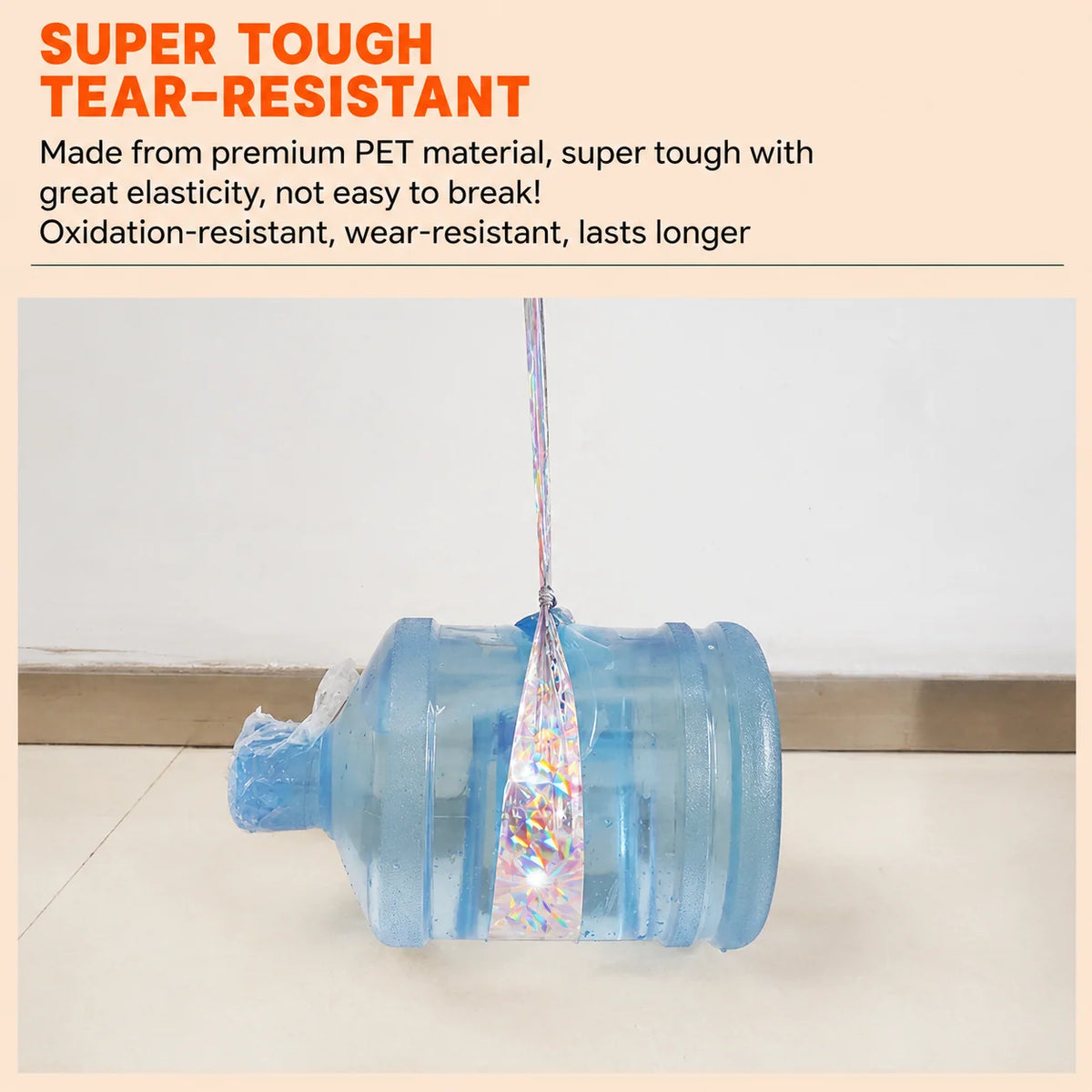 Bird Deterrent Tape Holographic Weather-Resistant 2-Roll Set