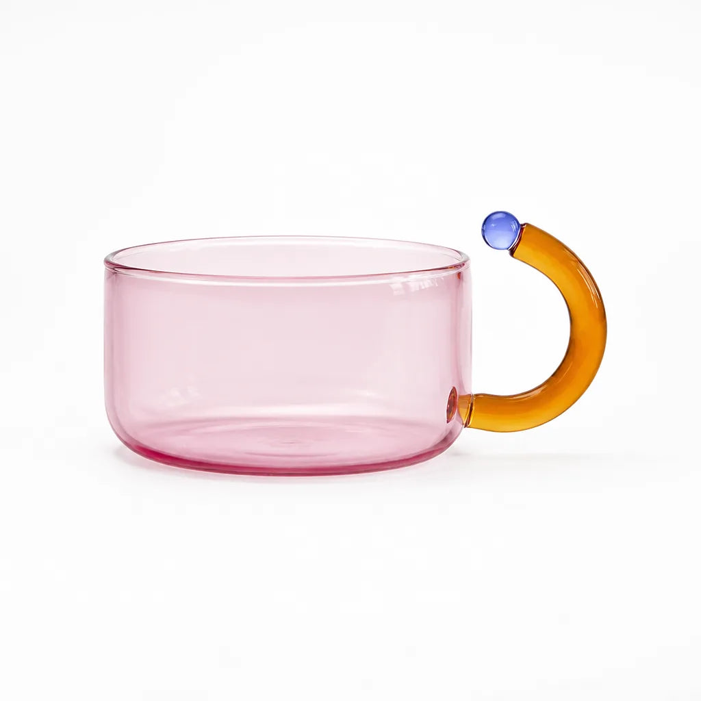 Borosilicate Teapot and Cups with Integrated Filter