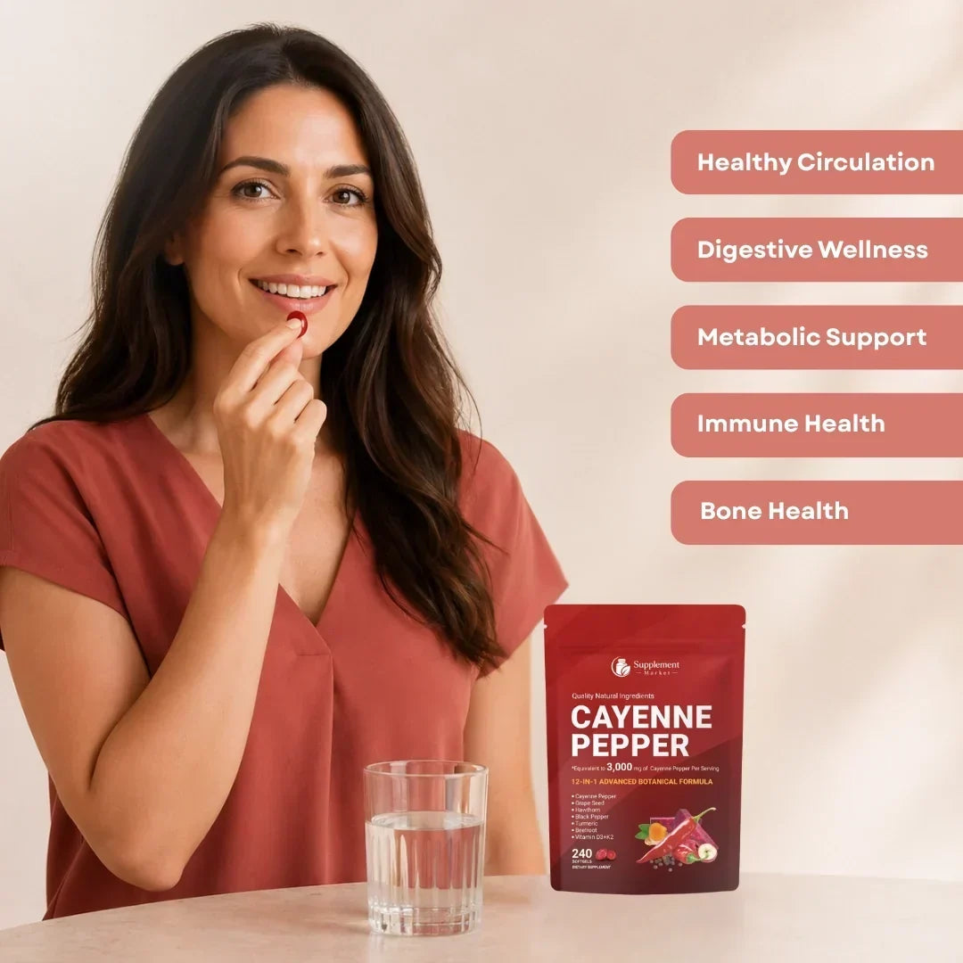 Botanical Supplement 10-Ingredient Blend Softgel Capsules