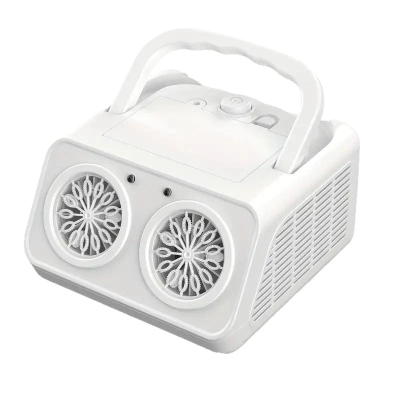 Bubble Machine Multi-Outlet LED Rechargeable Cordless