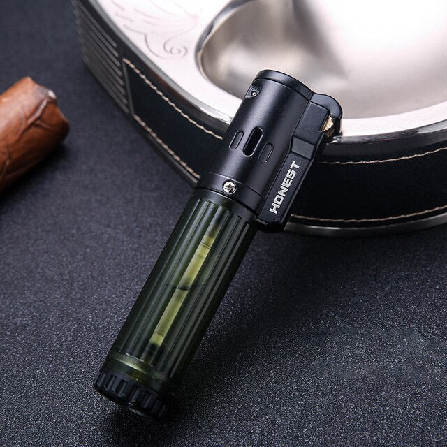 Butane Lighter Turbo Flame Compact Lightweight Design