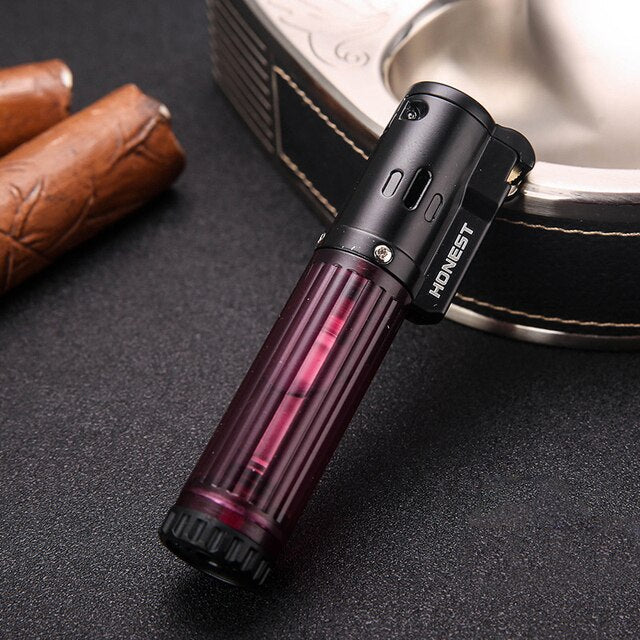 Butane Lighter Turbo Flame Compact Lightweight Design