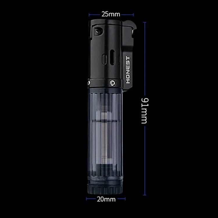 Butane Lighter Turbo Flame Compact Lightweight Design