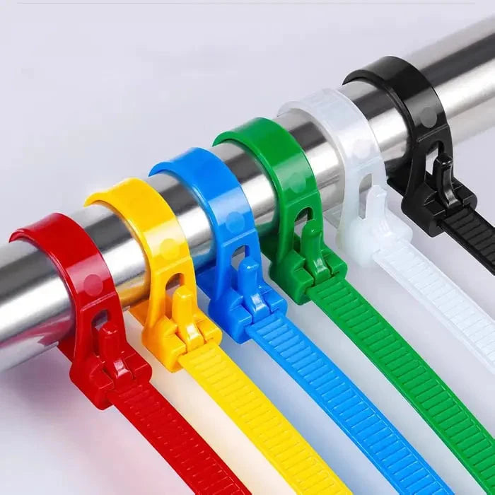 Cable Ties Reusable Self-Locking Nylon Set of 200