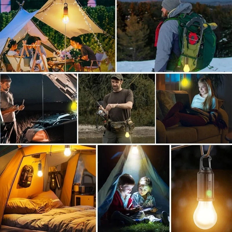 Camping Lantern Solar & USB Rechargeable Three Brightness Modes
