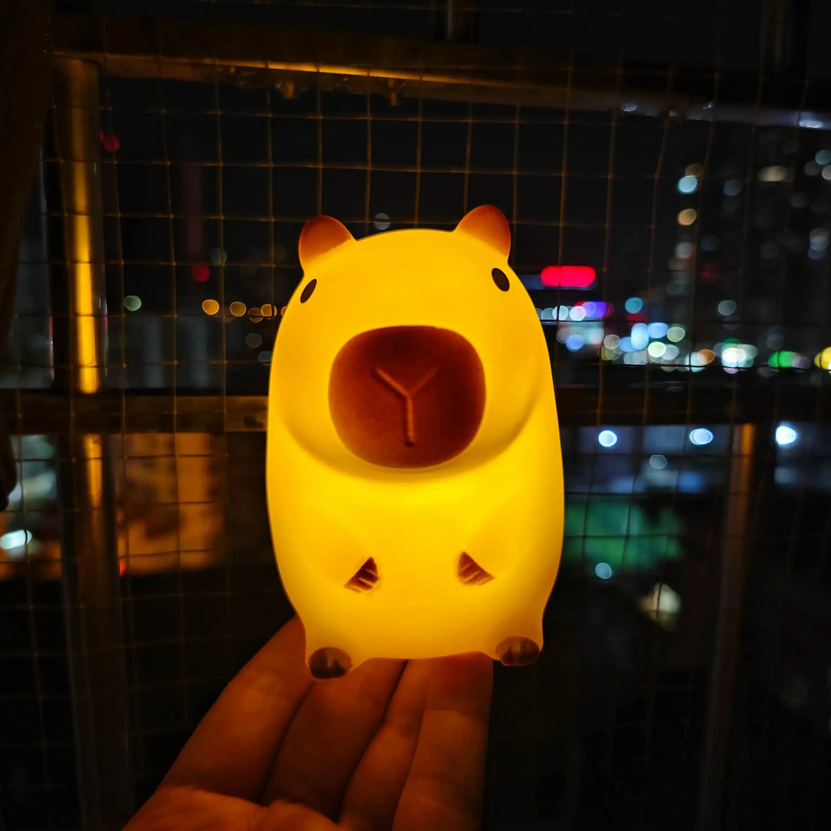 Capybara Night Light Silicone USB Rechargeable