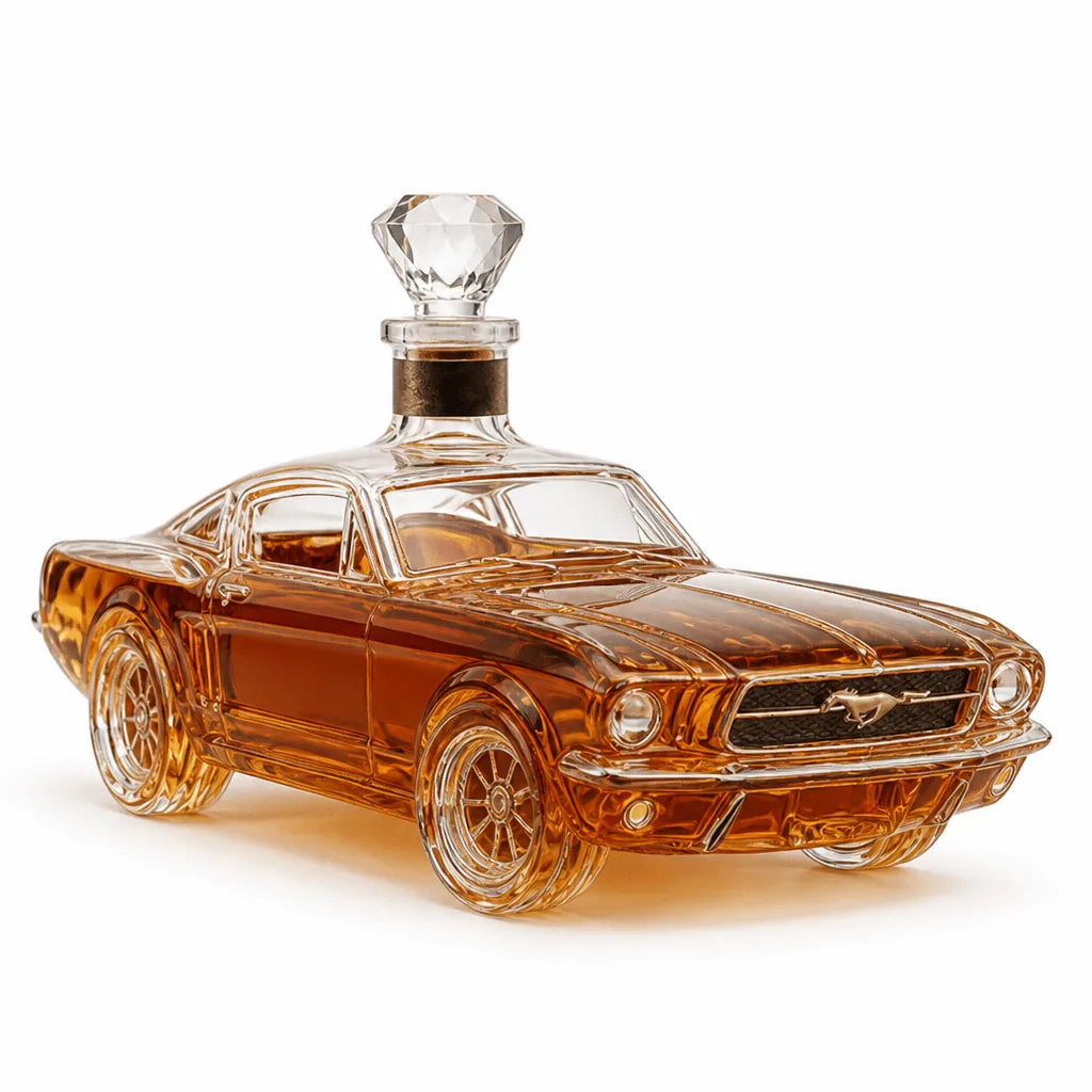 Car-Shaped Glass Whiskey Decanter
