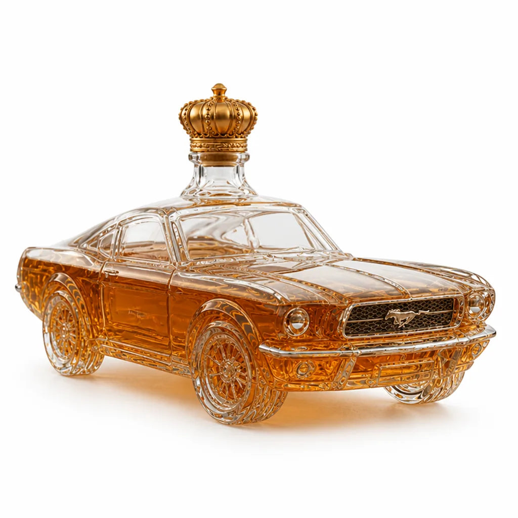 Car-Shaped Glass Whiskey Decanter