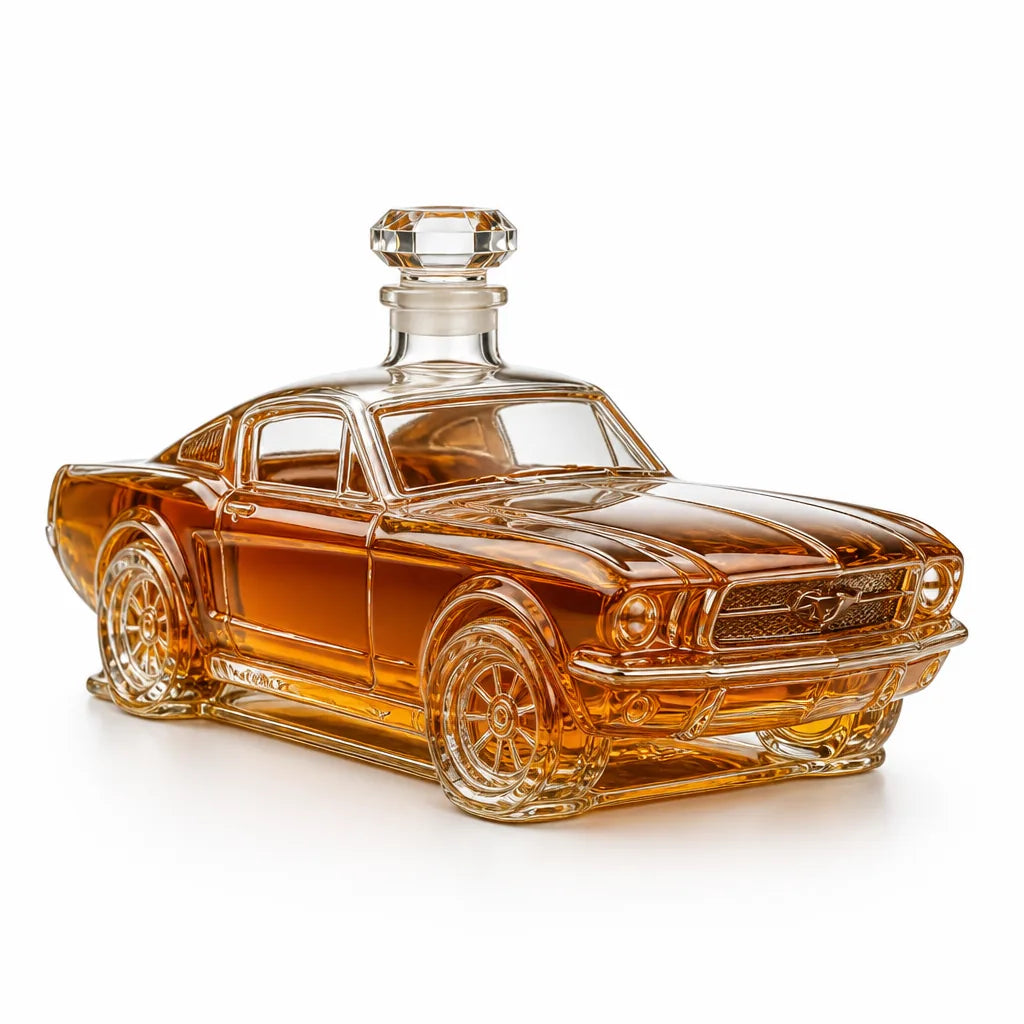 Car-Shaped Glass Whiskey Decanter