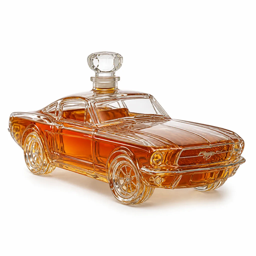 Car-Shaped Glass Whiskey Decanter
