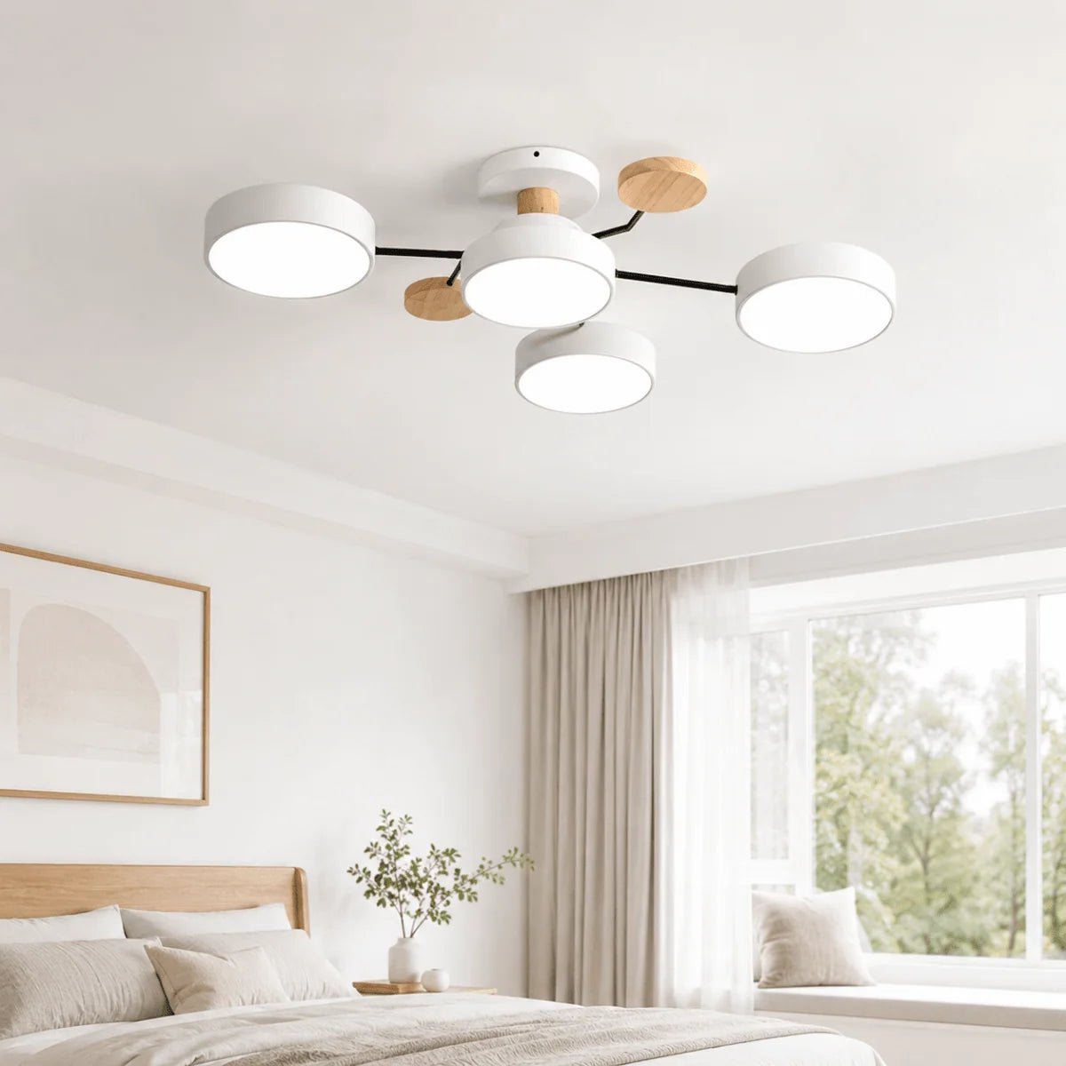 Ceiling Light Slim Round Replaceable Three-Color LED
