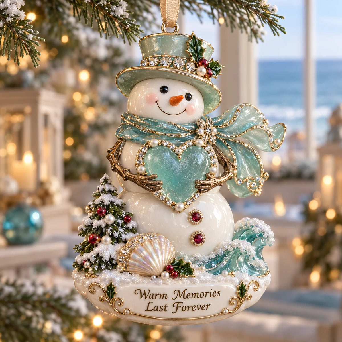 Christmas Ornament Coastal Christmas Lightweight Keepsake