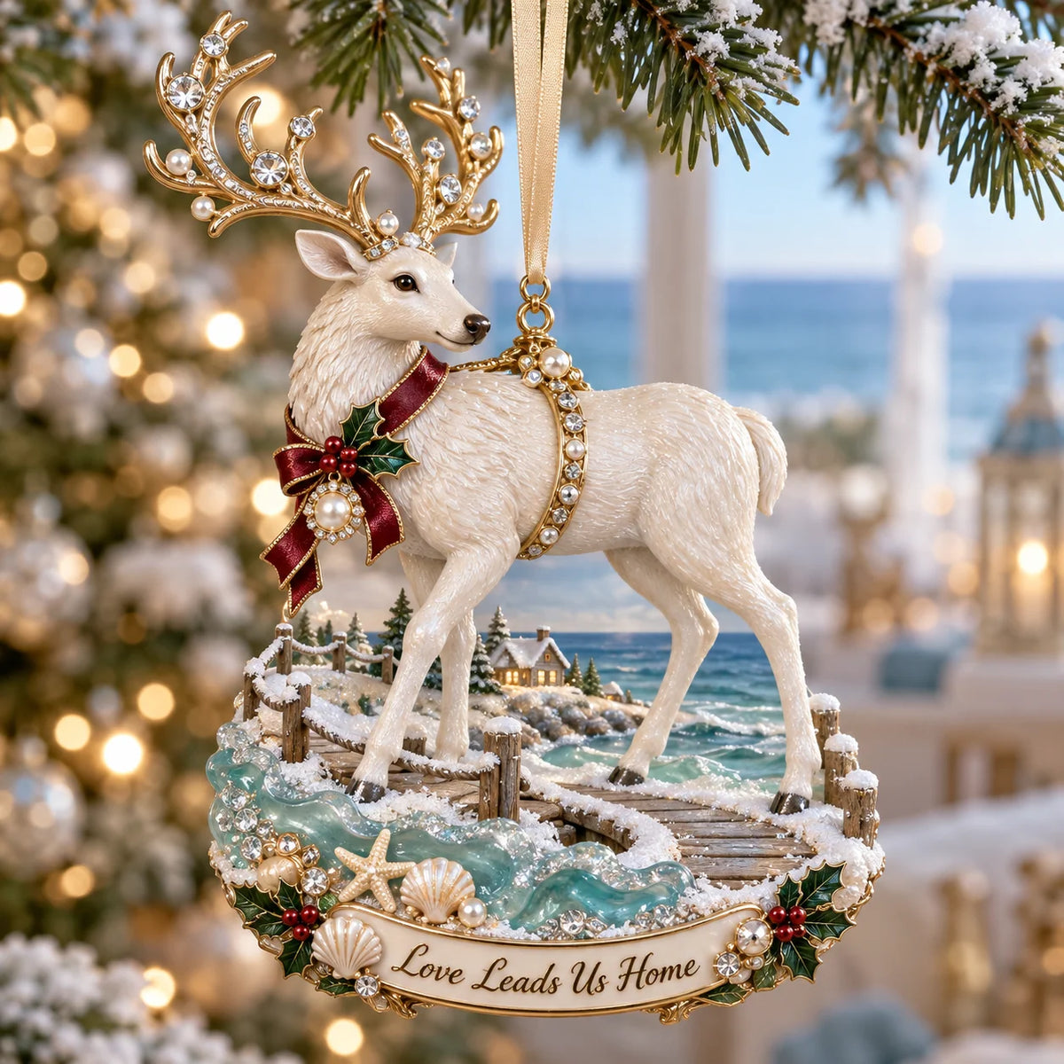 Christmas Ornament Coastal Christmas Lightweight Keepsake