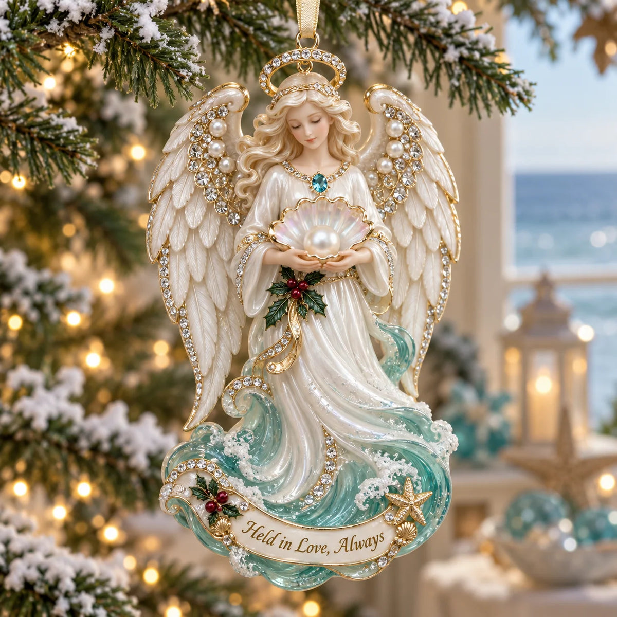 Christmas Ornament Coastal Christmas Lightweight Keepsake
