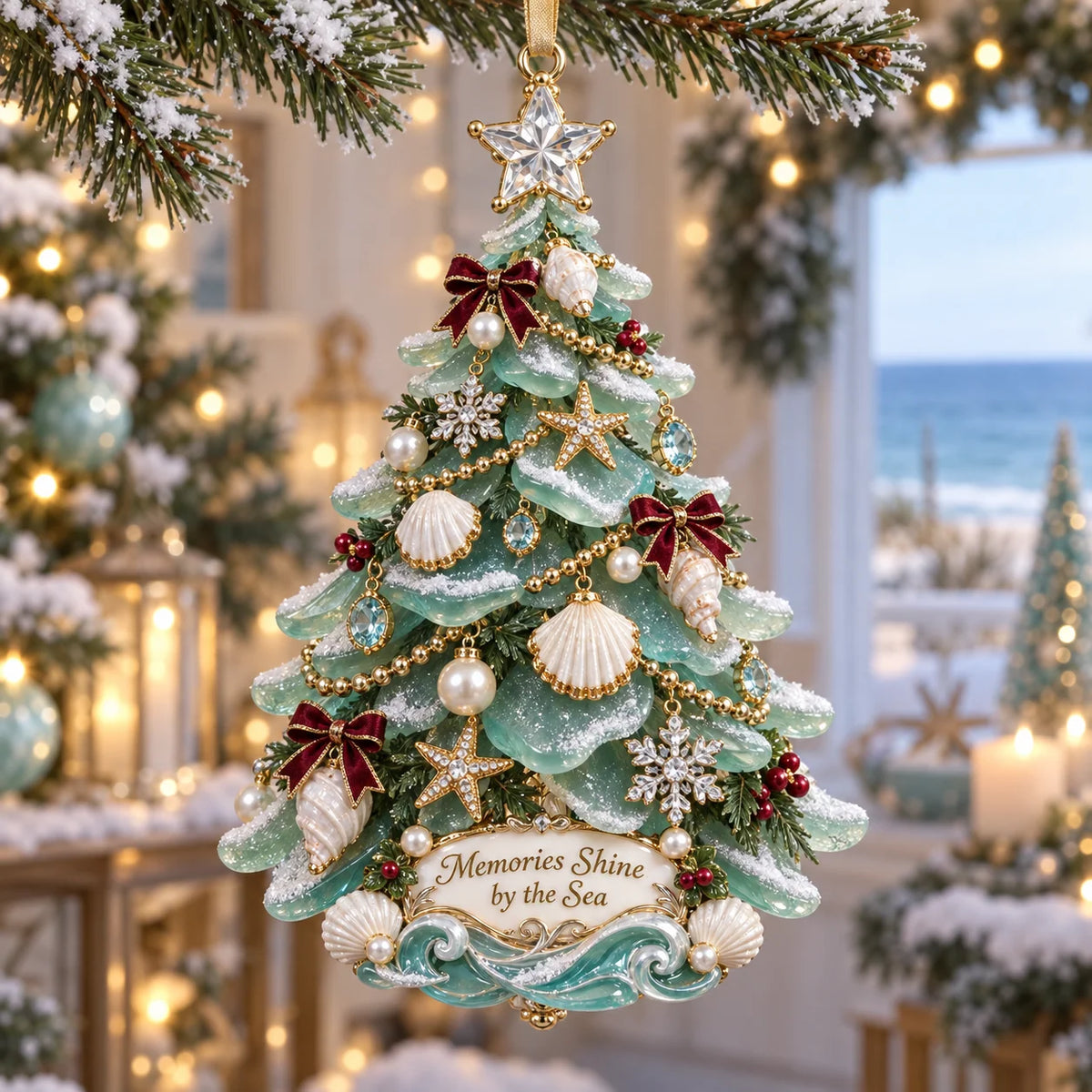 Christmas Ornament Coastal Christmas Lightweight Keepsake