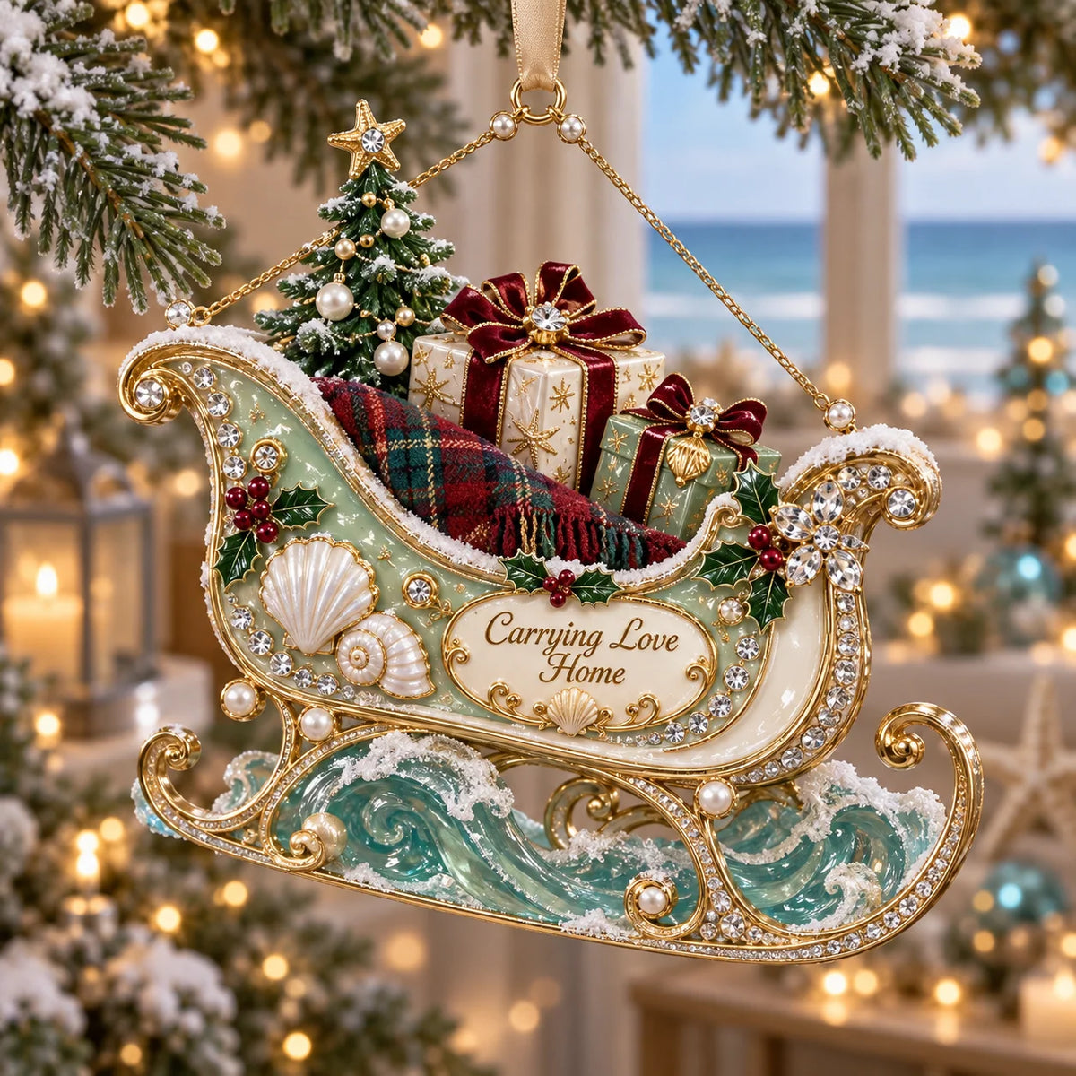 Christmas Ornament Coastal Christmas Lightweight Keepsake