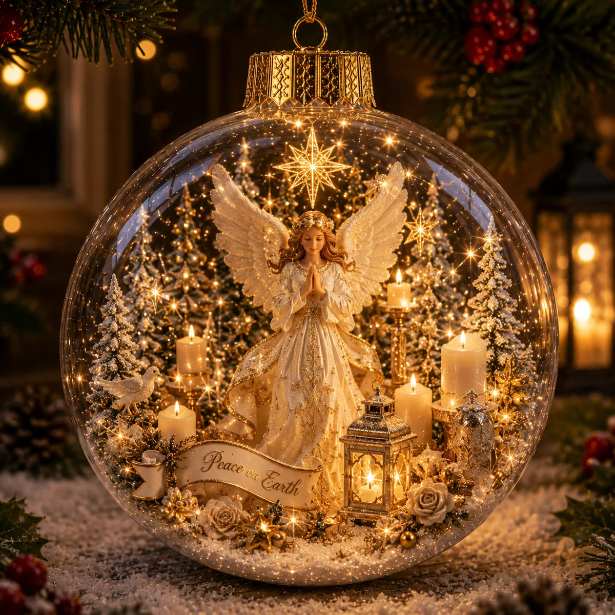 Christmas Ornament Light-Up Miniature Diorama