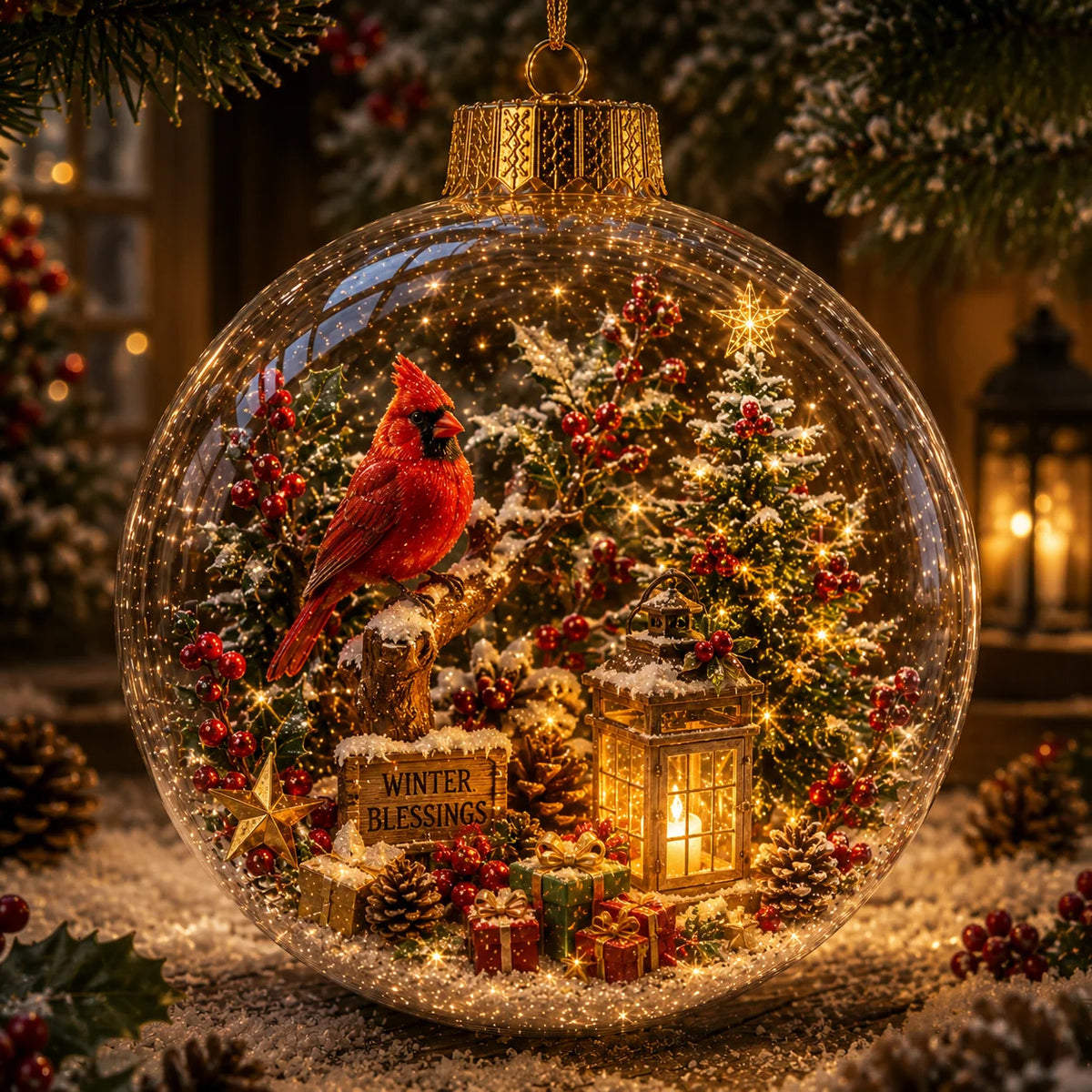 Christmas Ornament Light-Up Miniature Diorama