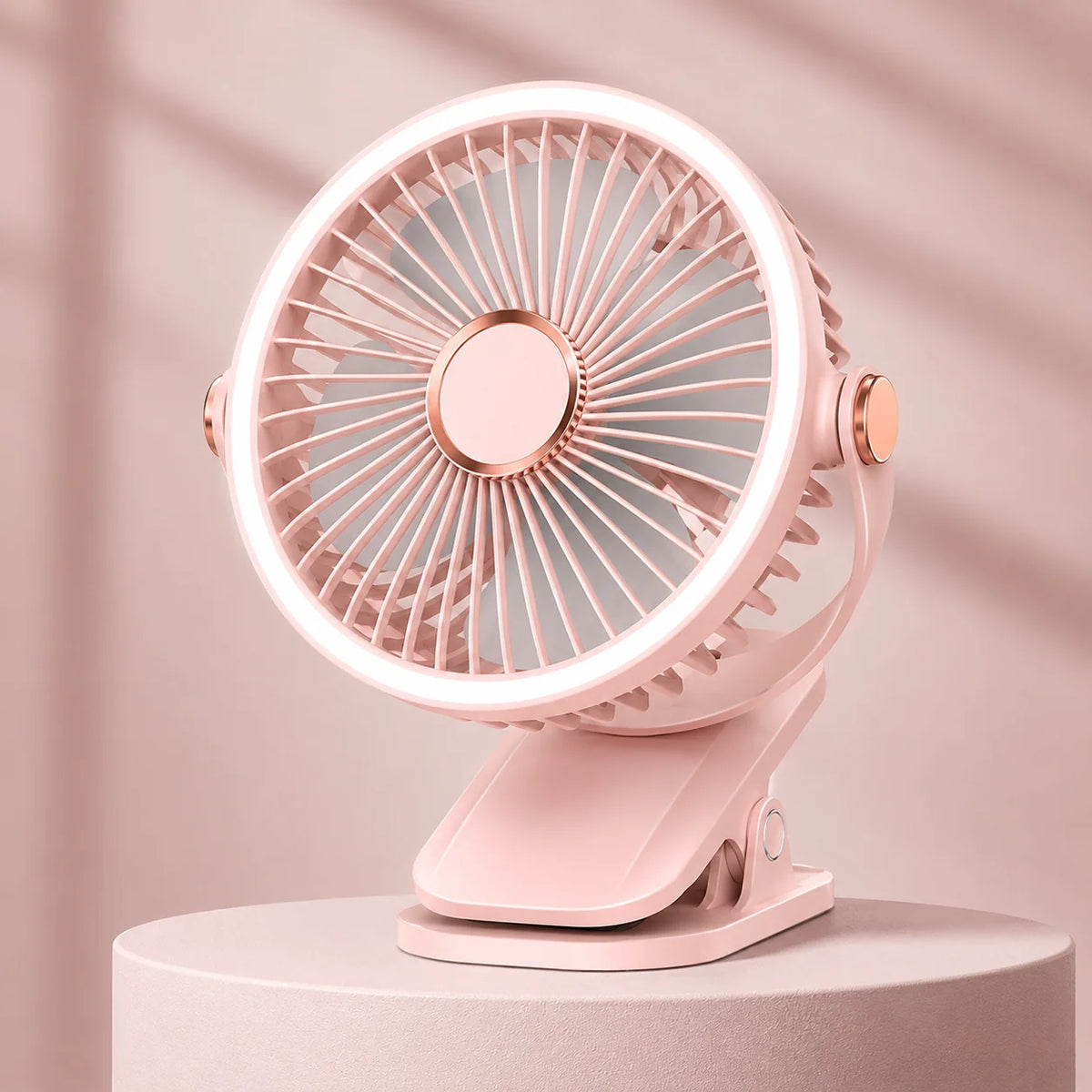 Clip-On Fan Rechargeable LED Night Light