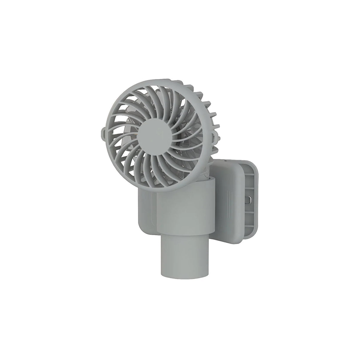 Clip-On Fan USB Rechargeable 3-Speed Adjustable Head