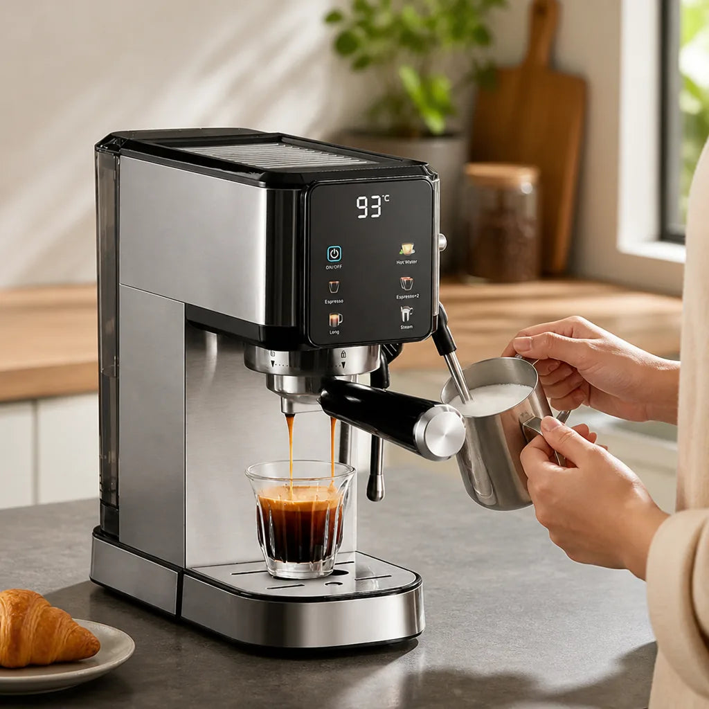 Coffee Machine Precise Temperature Control Espresso & Lungo