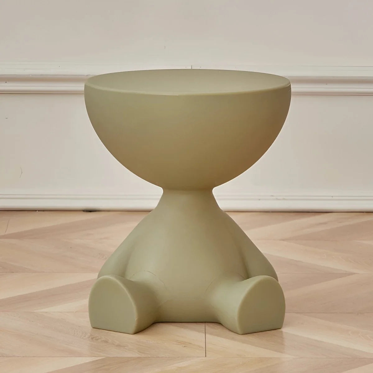Coffee Table Round Lightweight Compact Plastic