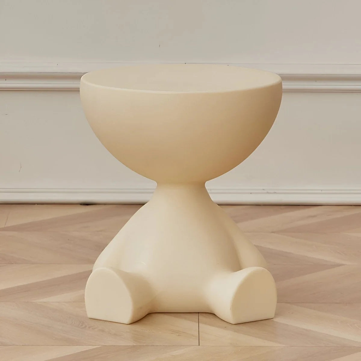 Coffee Table Round Lightweight Compact Plastic