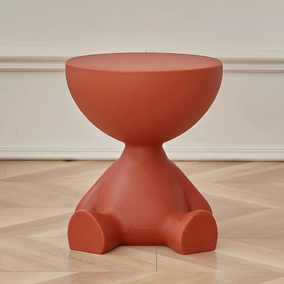 Coffee Table Round Lightweight Compact Plastic