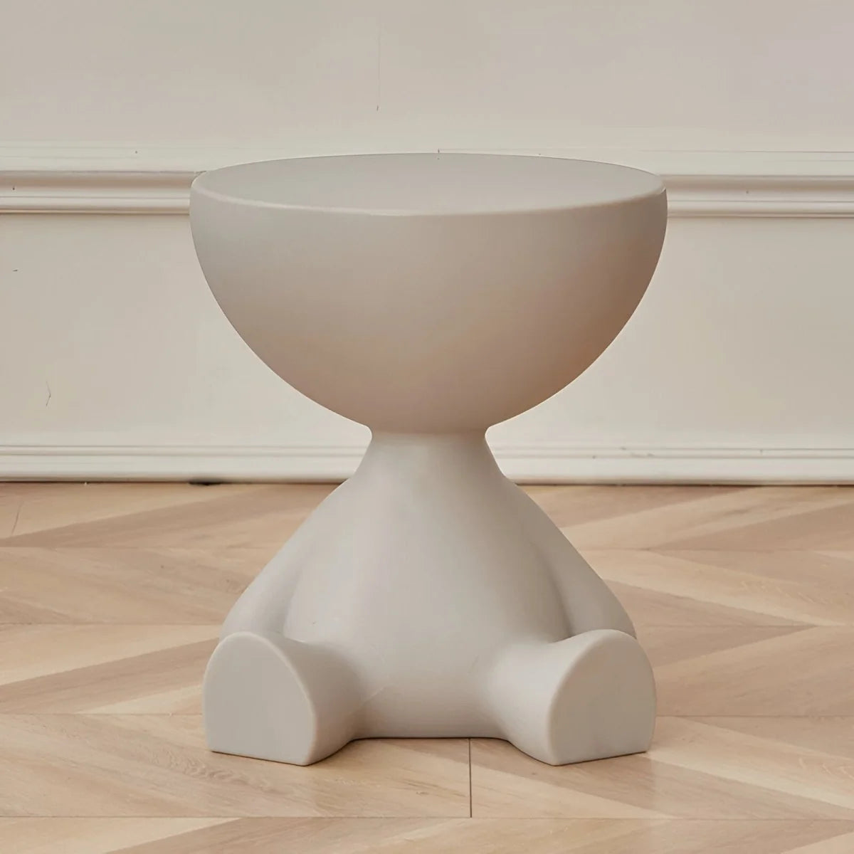 Coffee Table Round Lightweight Compact Plastic