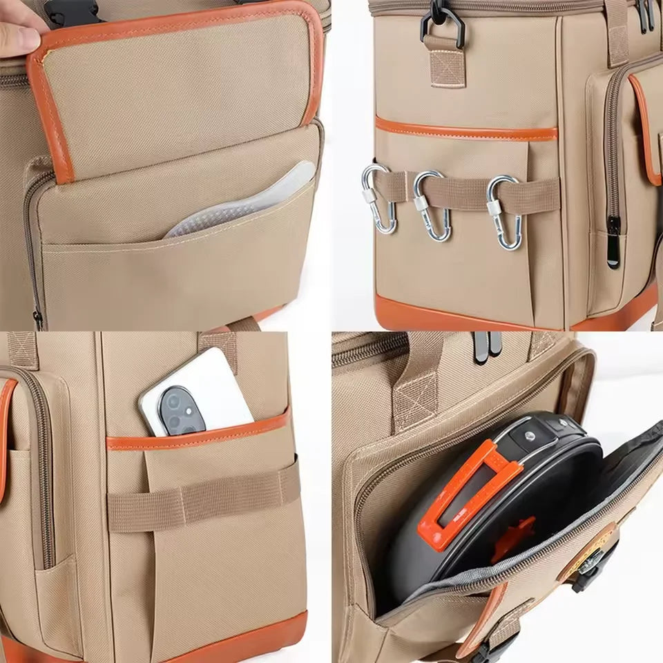 Cooler Bag Insulated Multi-Compartment Adjustable Shoulder Strap