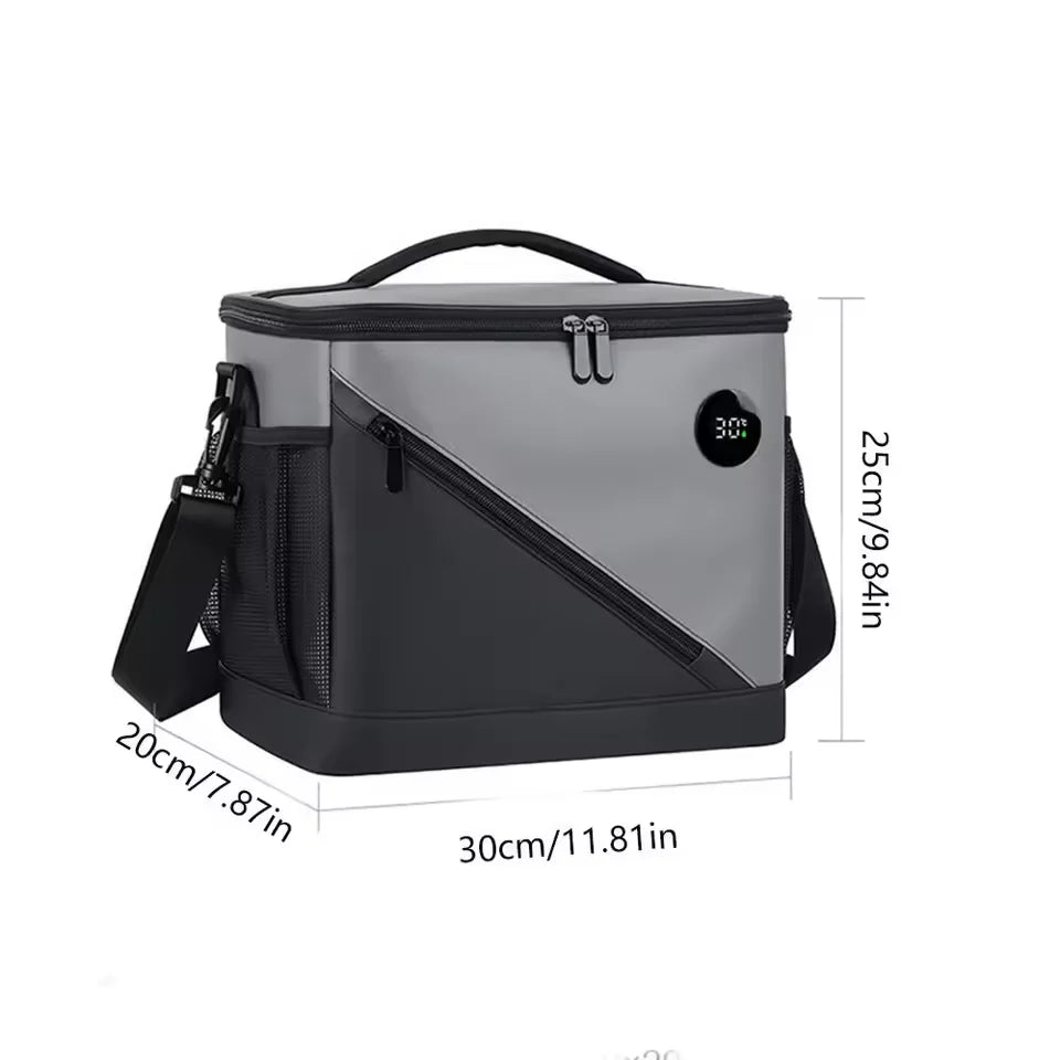 Cooler Tote Digital Temperature Display Three-Layer Insulation