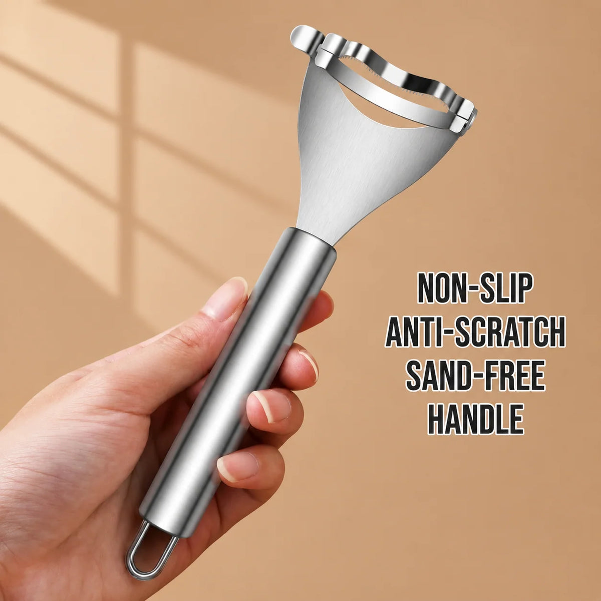 Corn Peeler Serrated Stainless Steel Blade Non-Slip Handle