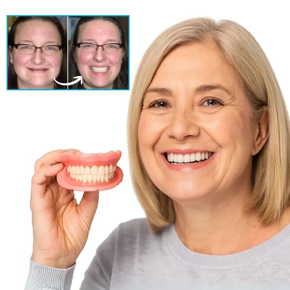 Cosmetic Denture Set Remoldable With Warm Water BPA-Free