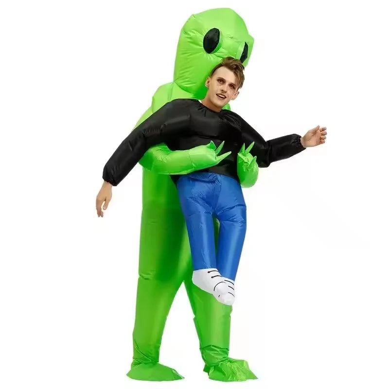 Costume Inflatable Alien Abduction Battery-Powered Fan