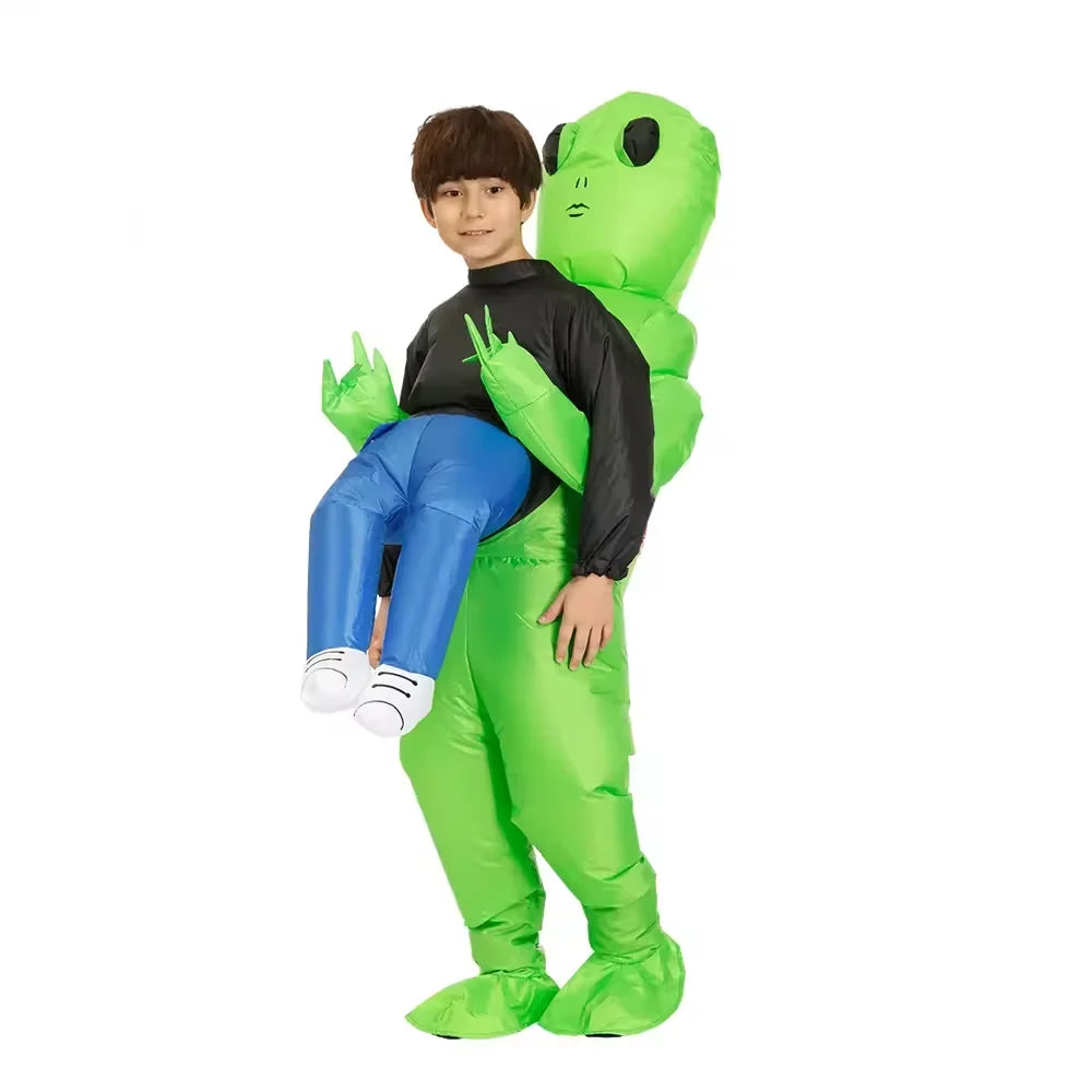 Costume Inflatable Alien Abduction Battery-Powered Fan