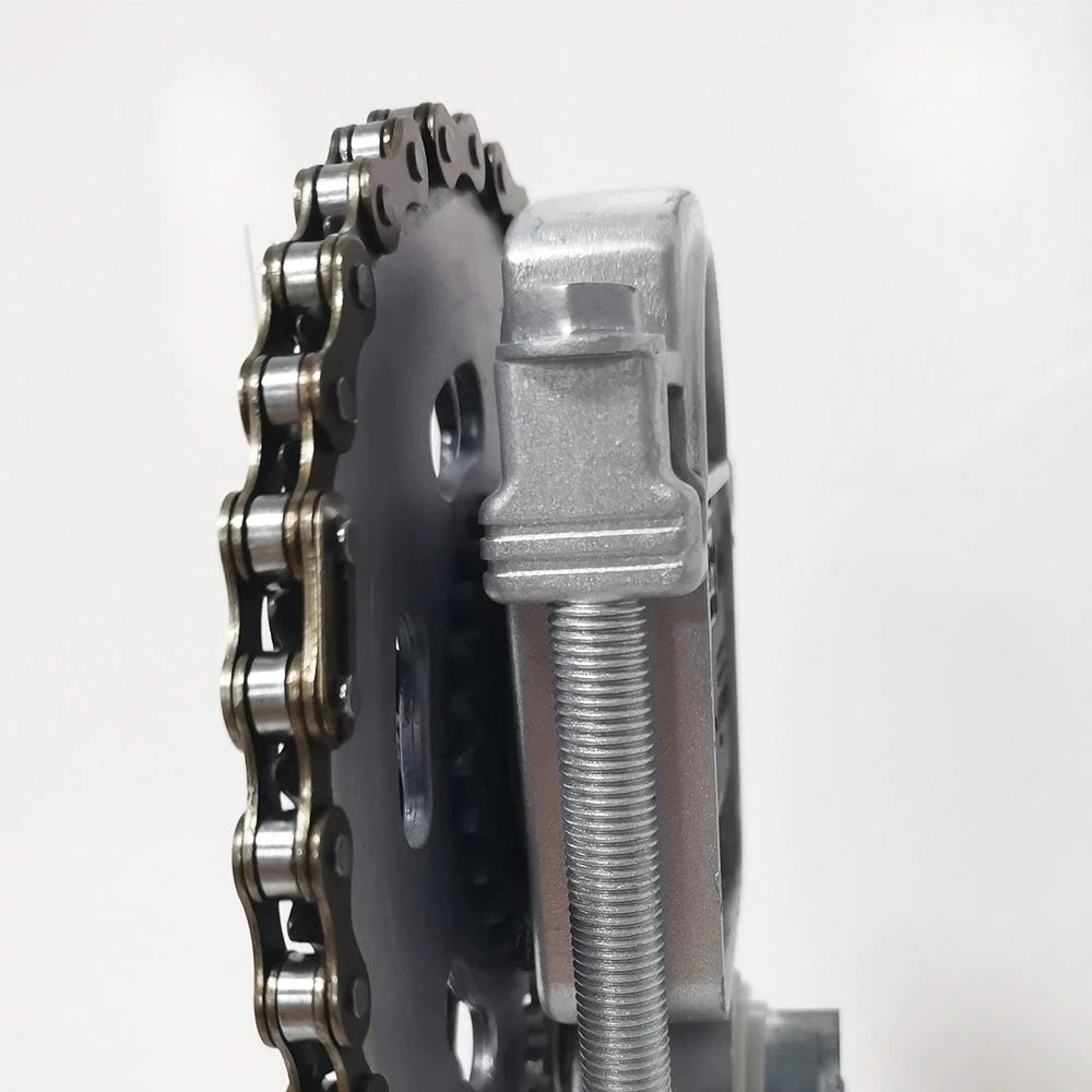 Desk Clock Rotating Gears USB Powered Industrial Style
