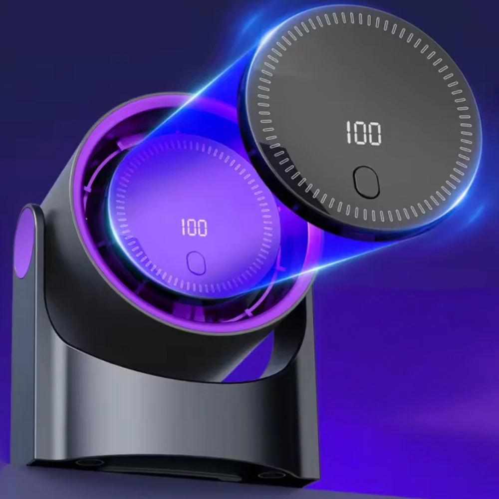 Desk Fan USB Powered Oscillating Adjustable Airflow