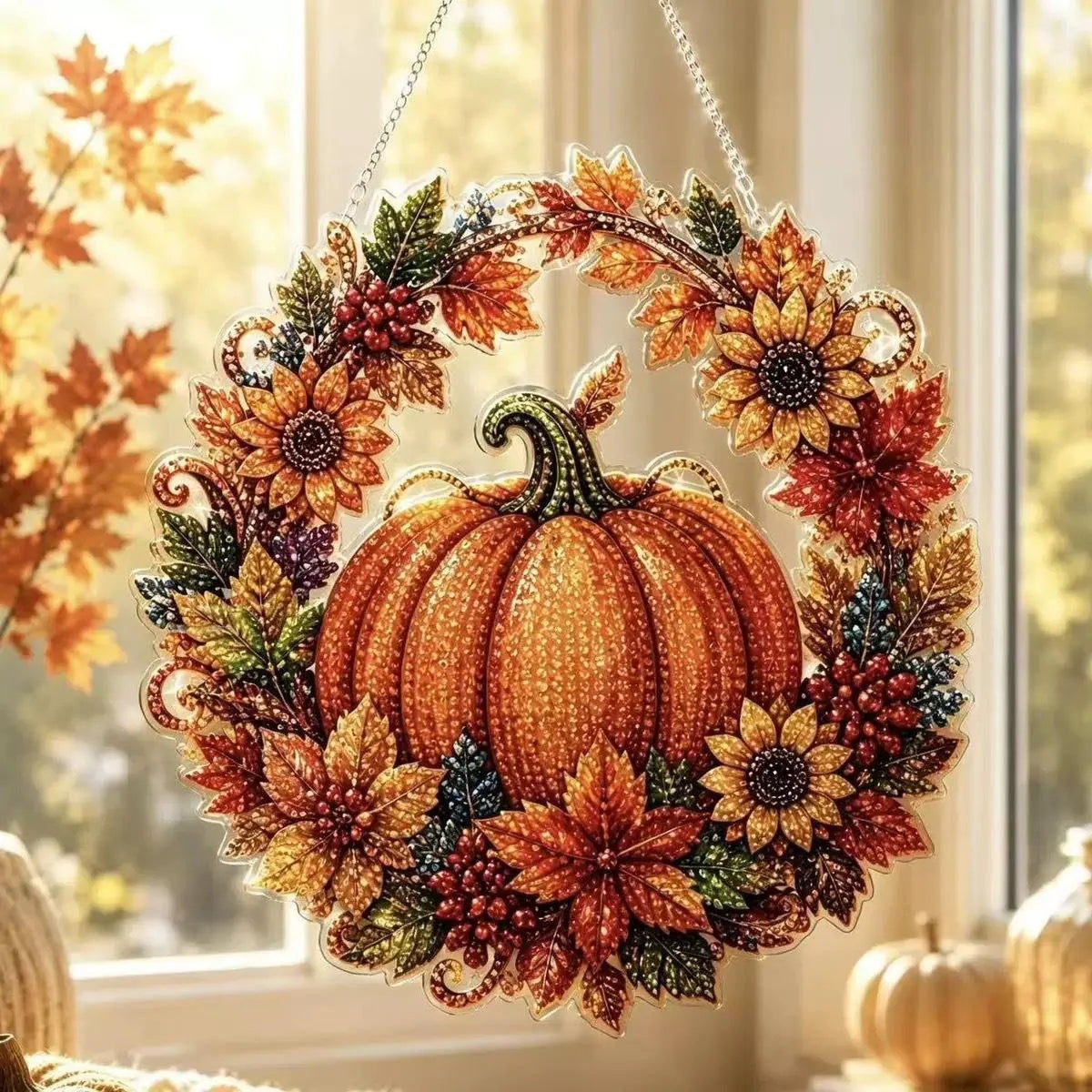 Diamond Painting Ornament Kit Halloween Hanging Decor
