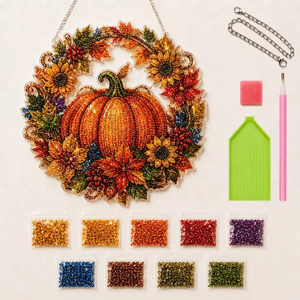 Diamond Painting Ornament Kit Halloween Hanging Decor